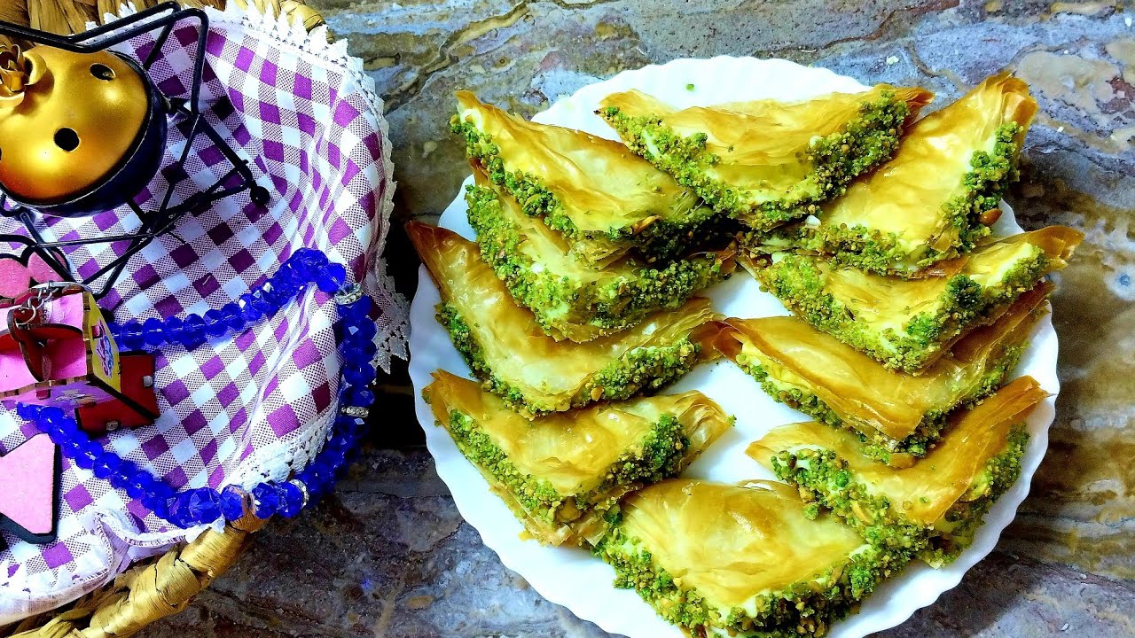 وربات الجلاش❗ بالكريمه وبديل❗ الفستق اجمل حلويات رمضان❗ وافخم وصفات الجلاش❗