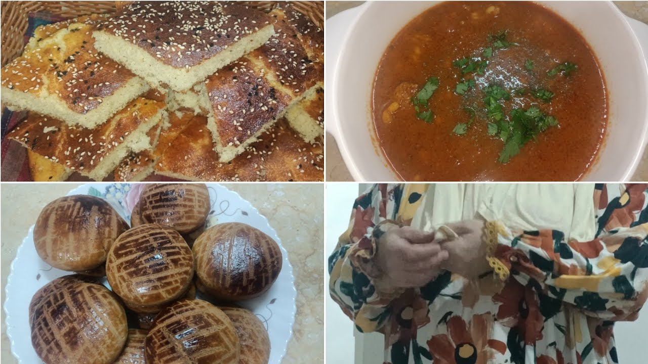 شريت فال للرمضان🌙خبز الدار بالفرشيطة يجي خفيف ريشة👌مع شربة لسان الطير بنتها بنة😋حلوة  زمان ڨالات 