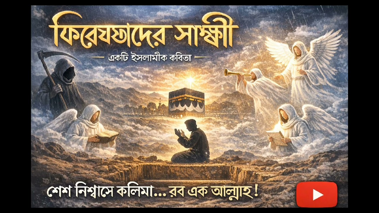 ফেরেশতাদের সাক্ষী | কবরের প্রশ্ন ও কিয়ামতের আর্তনাদ | হৃদয় কাঁদানো নাত (naat sharif bangla)