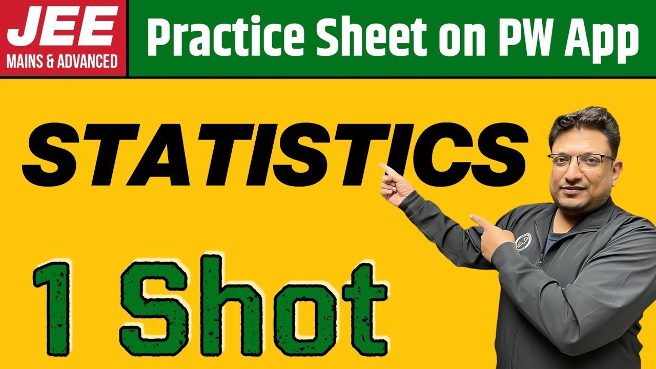 STATISTICS in 1 Shot | From Zero to Hero | JEE Main & Advanced