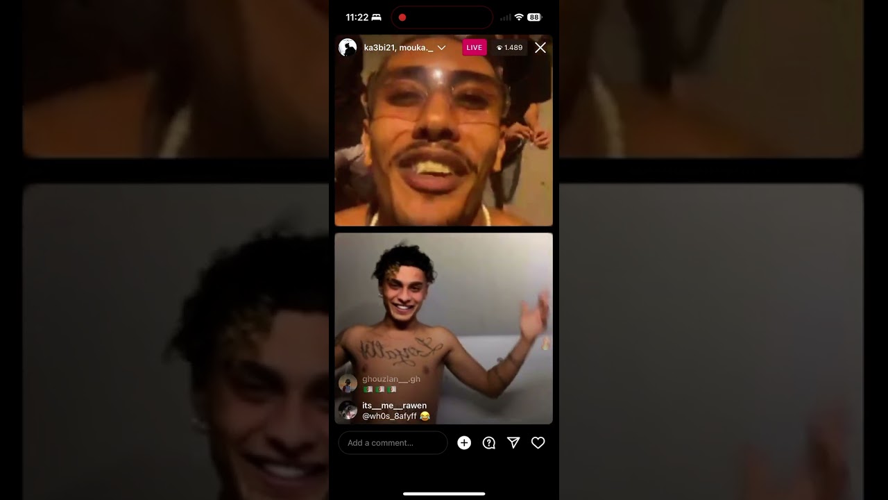 Ka3bi w  mouka the goat 🐐  started a live now