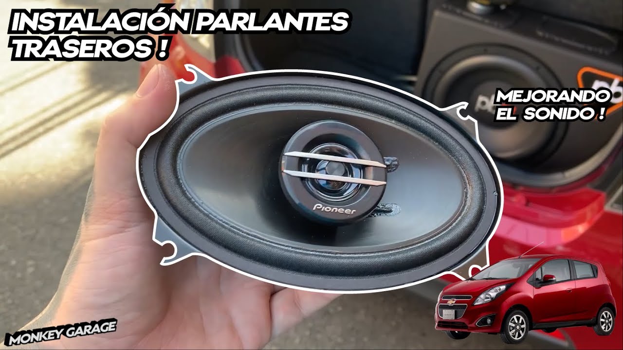 Cambio de parlantes traseros Chevrolet Spark Gt
