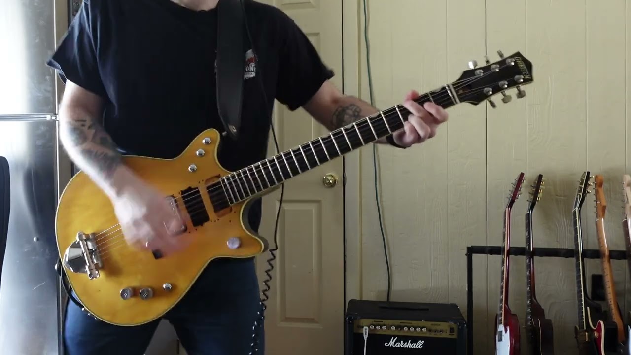 Malcolm Young's Rhythm - Shoot To Thrill | AC/DC guitar cover