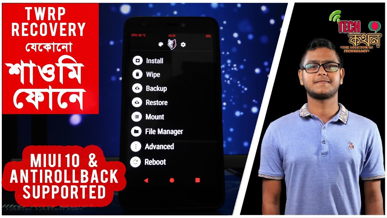 Best way to install twrp on any miui 10 anti rollback xiaomi device !