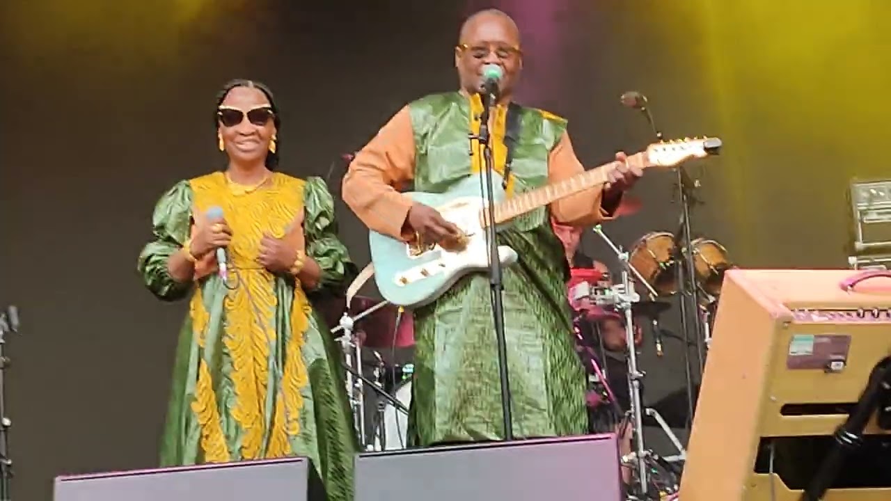 Amadou & Mariam - live - Somerset House, London - 12 July 2024