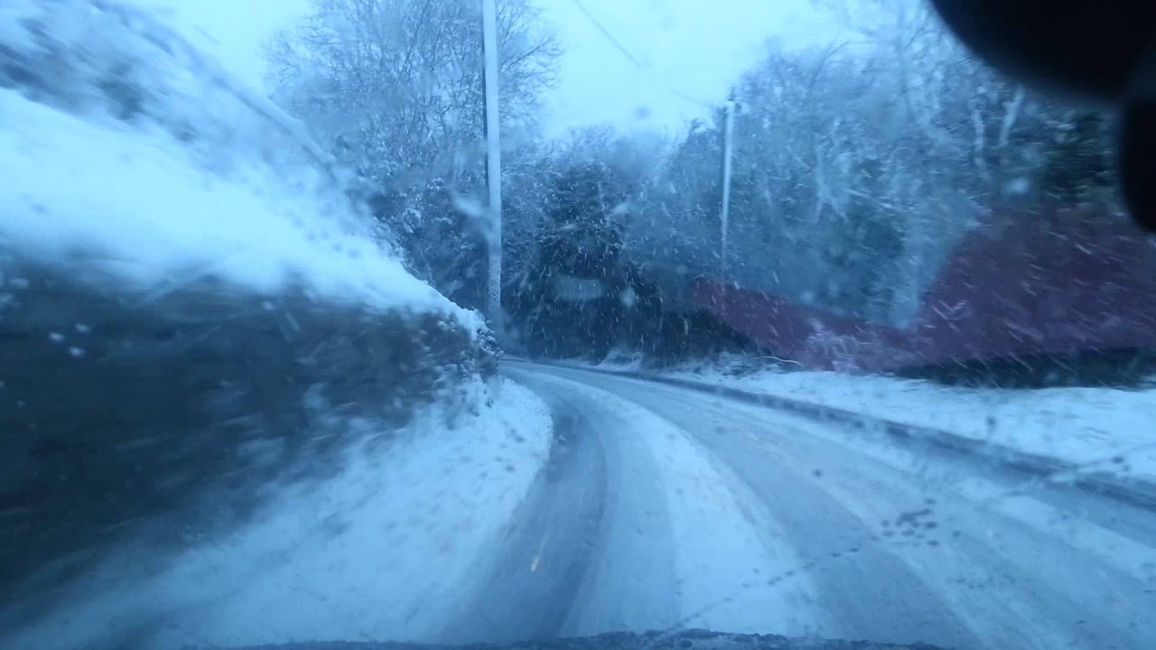 18.01.2013 - Snow - Dublin - Glencullen to Stepaside - VW Golf 5