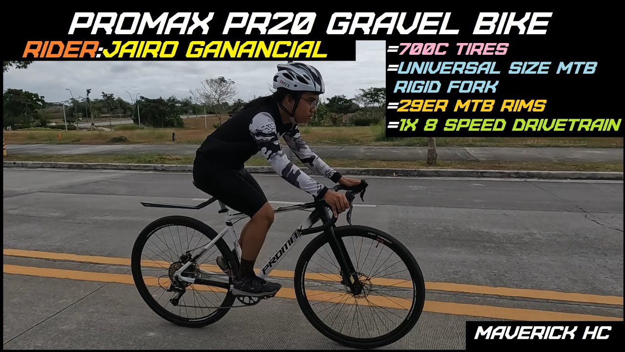MTB Rigid Fork & 29er MTB rims sa PROMAX PR20 Gravel Frame ni Jairo Ganancial