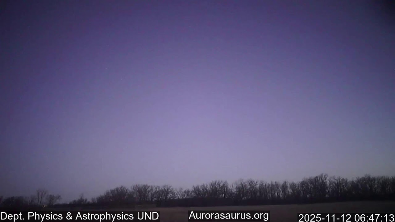North Dakota Dual Aurora Camera (NoDDAC) Live Stream