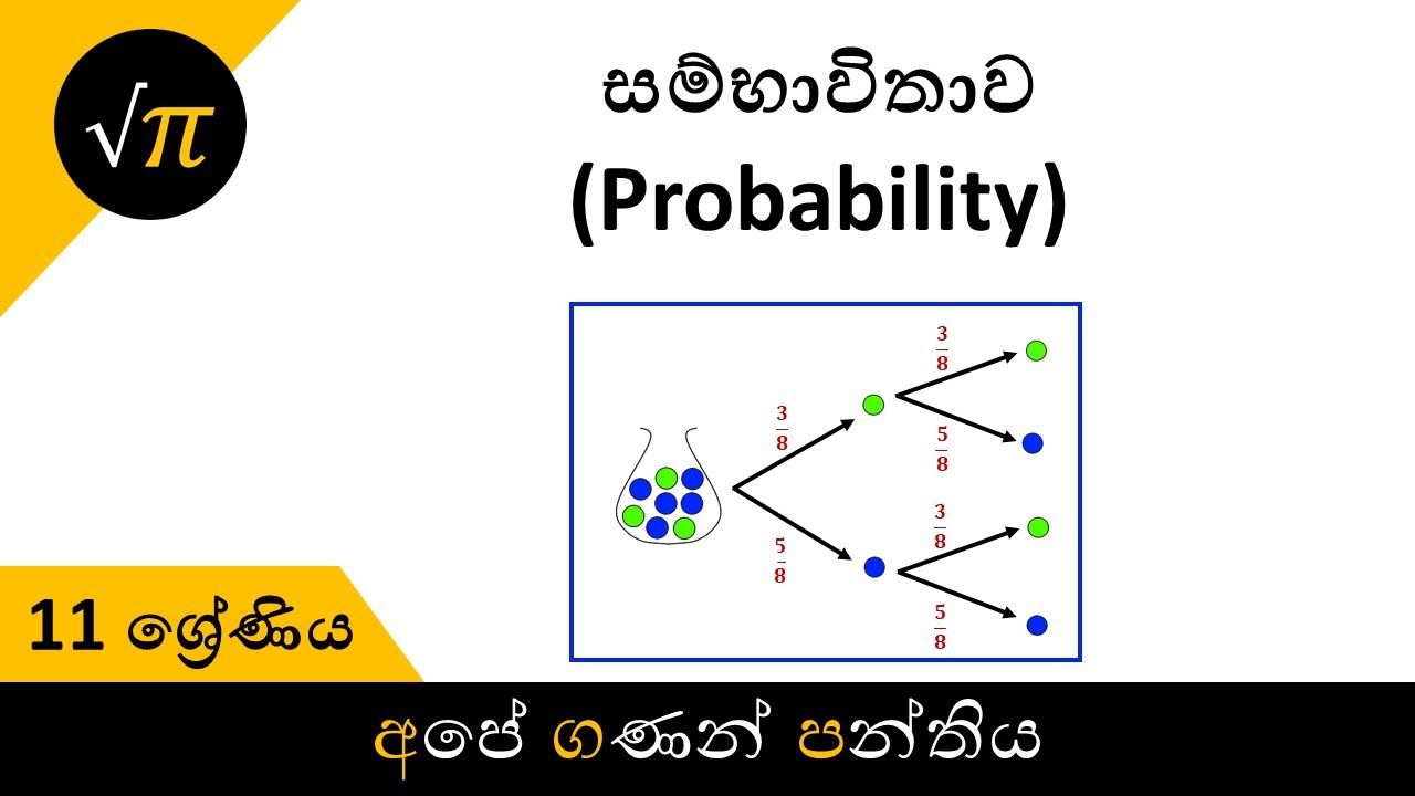 Grade 11 - Probability | 11 ශ්‍රේණිය - සම්භාවිතාව
