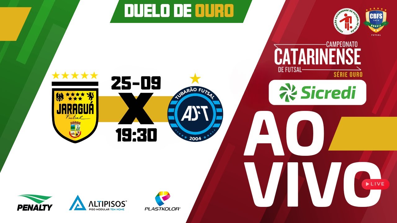 CAMPEONATO CATARINENSE SÉRIE OURO 2025 - 1ª FASE - Jaraguá x Tubarão