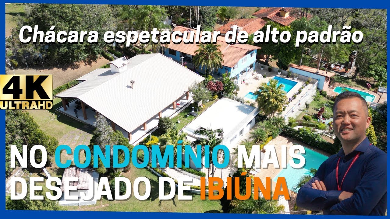 Chácara Exuberante no condomínio mais desejado da cidade a venda em Ibiúna são Paulo SP, Confira!