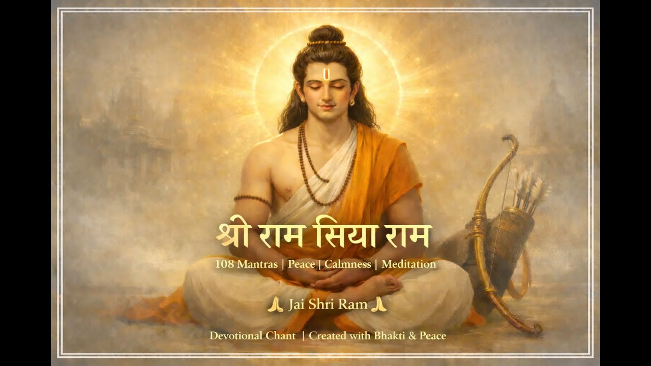 श्री राम सिया राम – 108 मंत्र जप | Ram Naam Chant for Peace