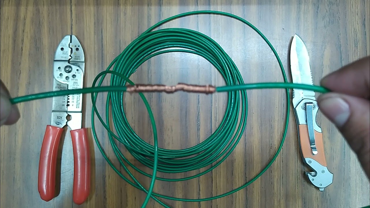 Unión de conductores eléctricos (Empalme de prolongación)