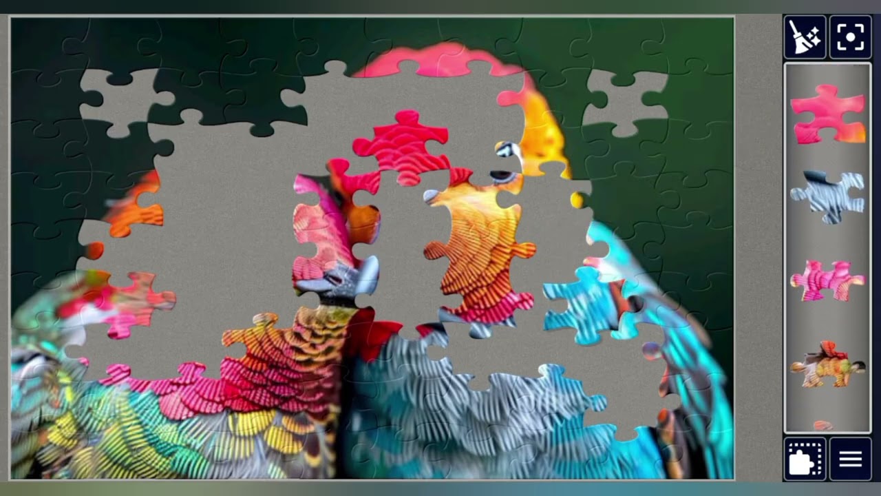 Cute Colorful Birds jigsaw puzzle 🐦🌈🧩//@jigsawpuzzle45