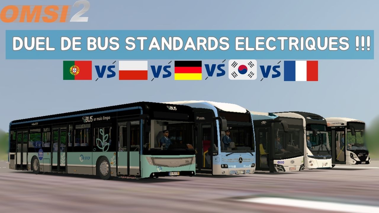DUEL DE BUS STANDARDS ELECTRIQUES ! | OMSI 2