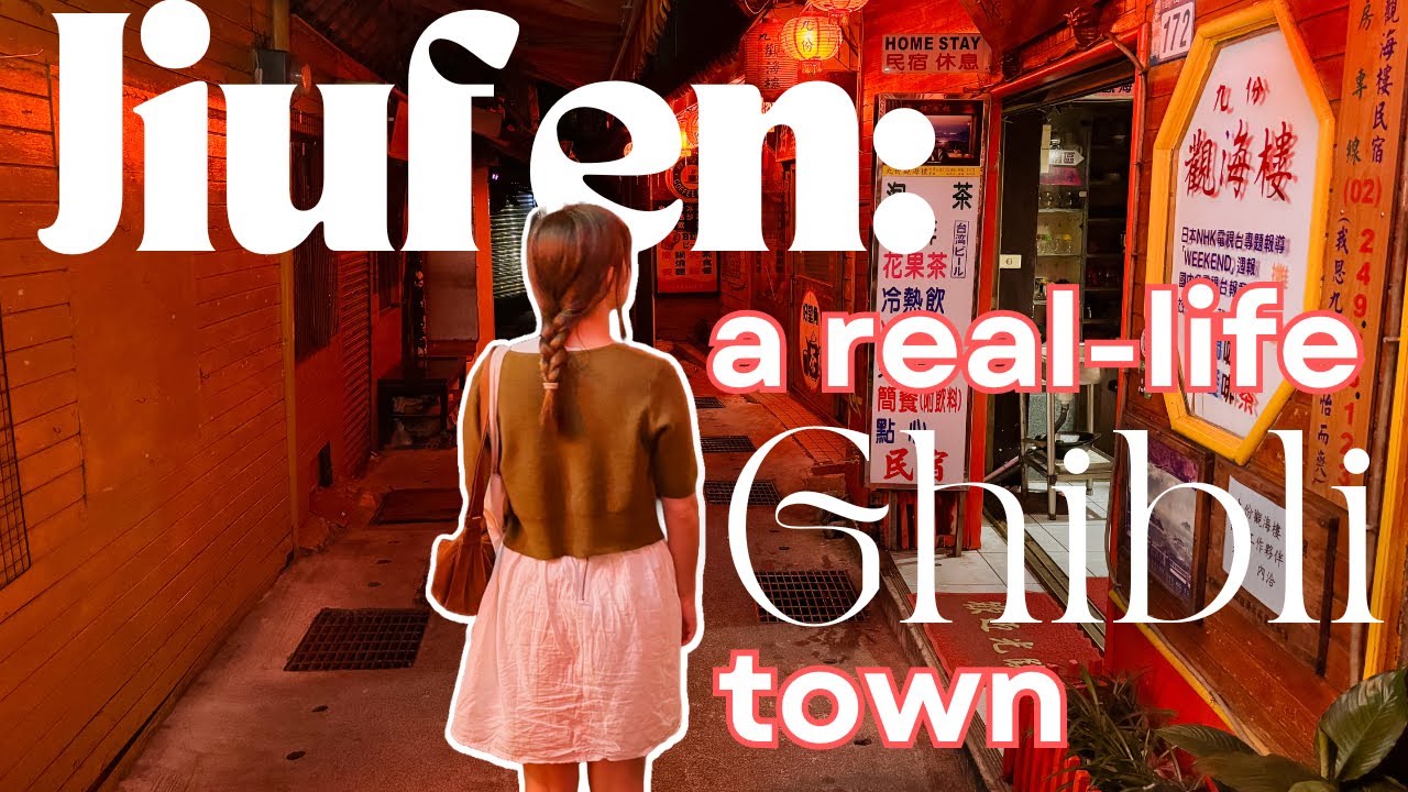 jiufen travel vlog (九份山城老街)- I visited a real-life ghibli town🏮🫖🍵 |  teahouses & sea views