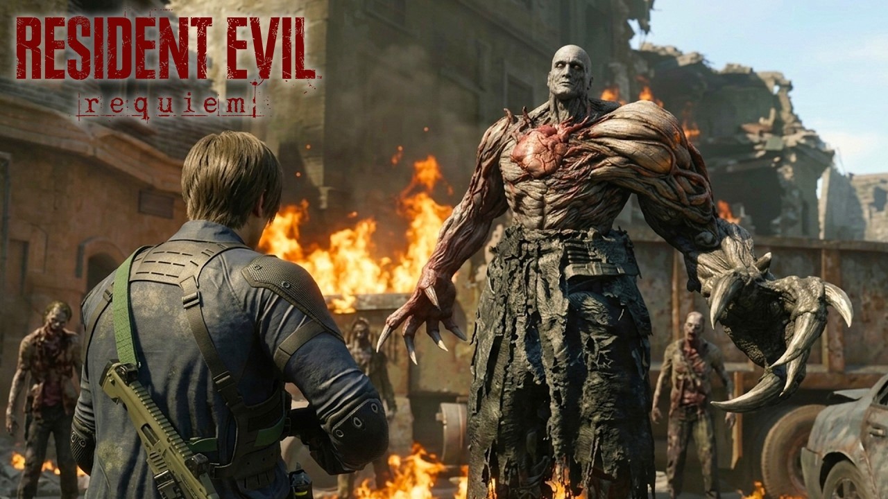 LAWAN BOSS! Leon Vs Mr X, Tentara Kapak dan Tanaman Raksasa - Resident Evil 9 Requiem GAMEPLAY #7
