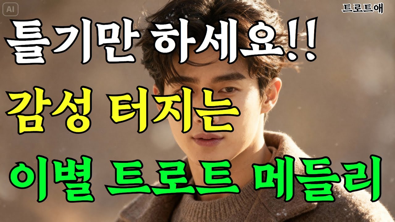 혼자 듣기 아까운 감성 트로트 한시간 연속재생!