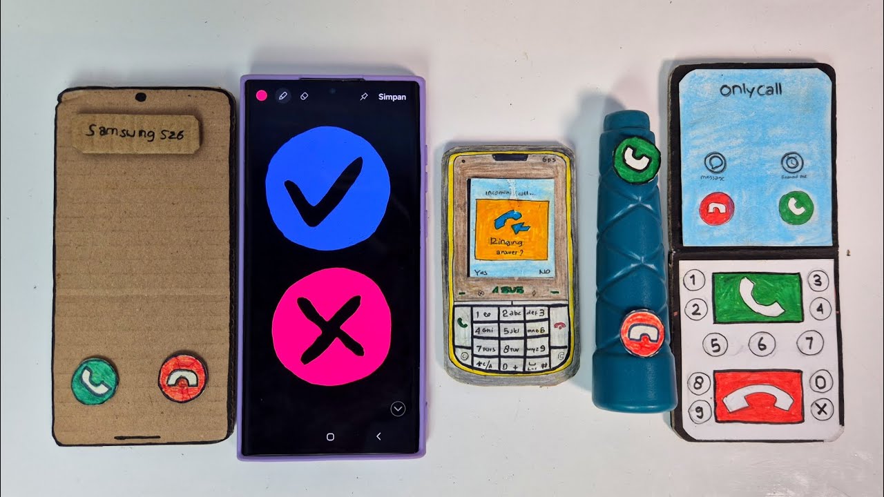 SAMSUNG S26U/ BIG JUST button/ ASUS 330/LONG circle phone/only call phone, incoming calls