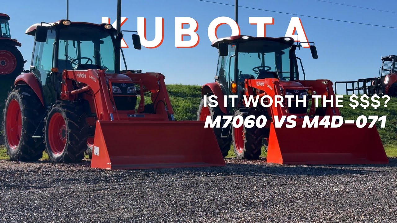 Is It Worth The $$$?? | Kubota M7060 vs. M4D | Best 70 HP Tractor