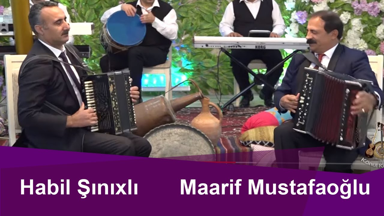 Habil Şınıxlı və Maarif Musatafaoğlunun qarmonda deyişməsi