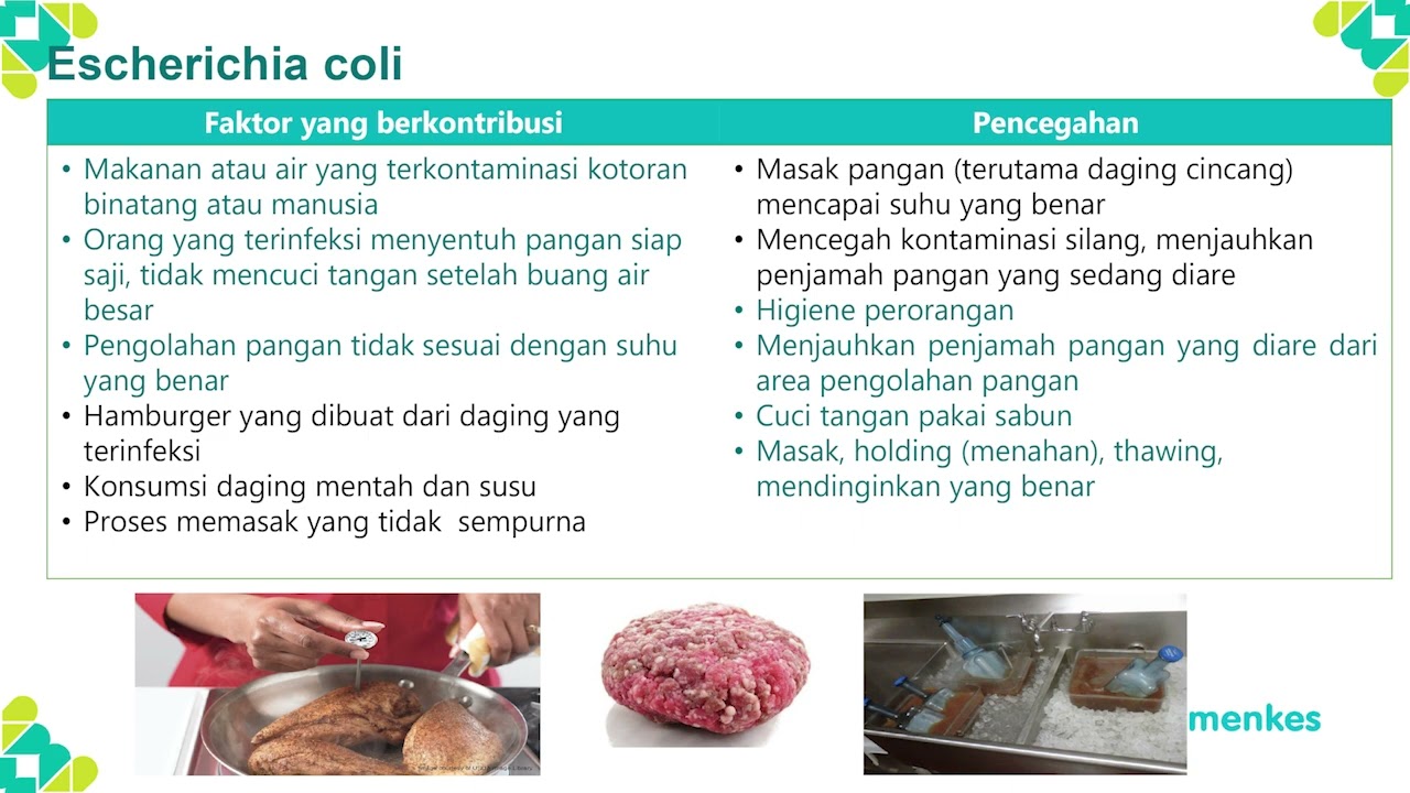 Materi: Cemaran Pangan dan Penyakit Bawaan Pangan