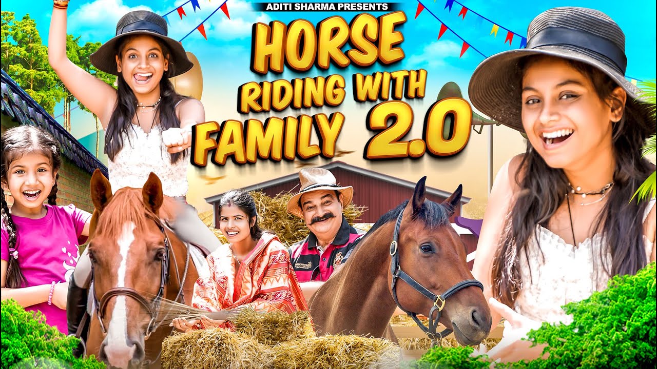 Horse Riding With Family || Aditi Sharma