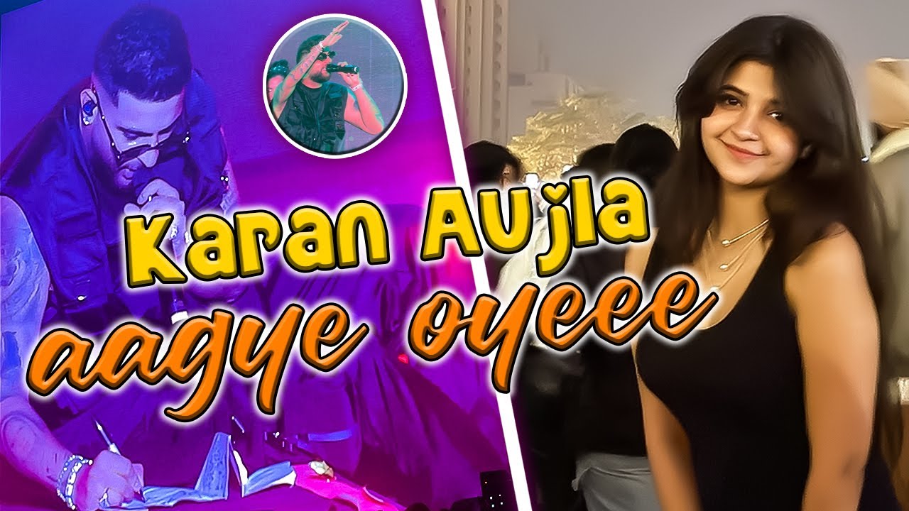 Karan Aujla ke concert mein hua kuch aisaaa #karanaujla #delhi #concert | Kavya Sharma