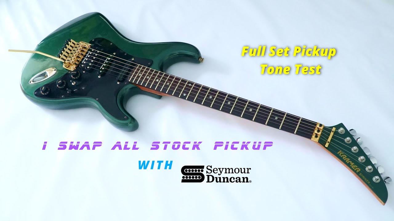 Kramer Striker 300ST Mod Part.3 | Pickups Upgrade with full set of Seymour Duncan