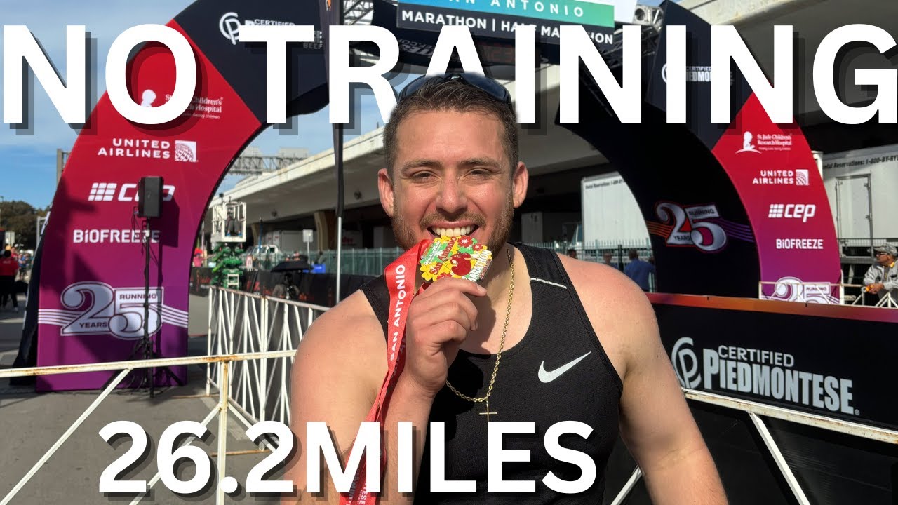 I Ran A Marathon Without Training (Very Dumb)