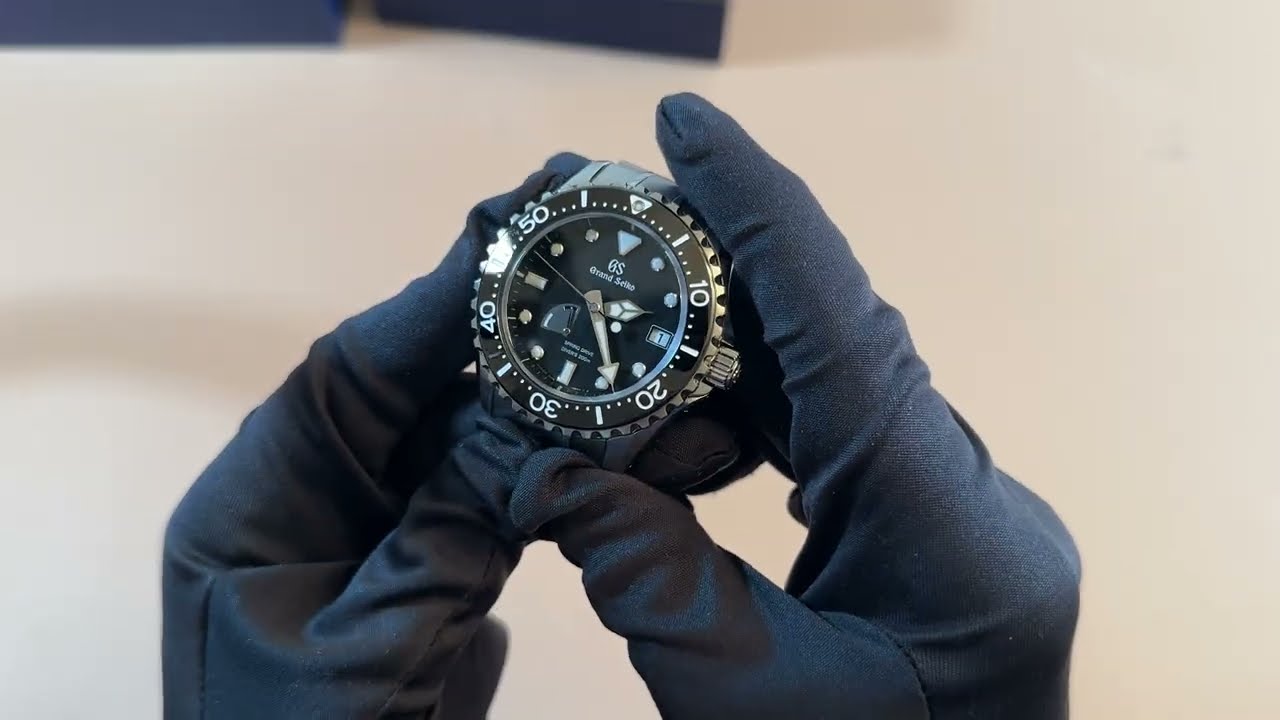 Распаковка и обзор Grand Seiko SBGA229 Diver в формате 4K