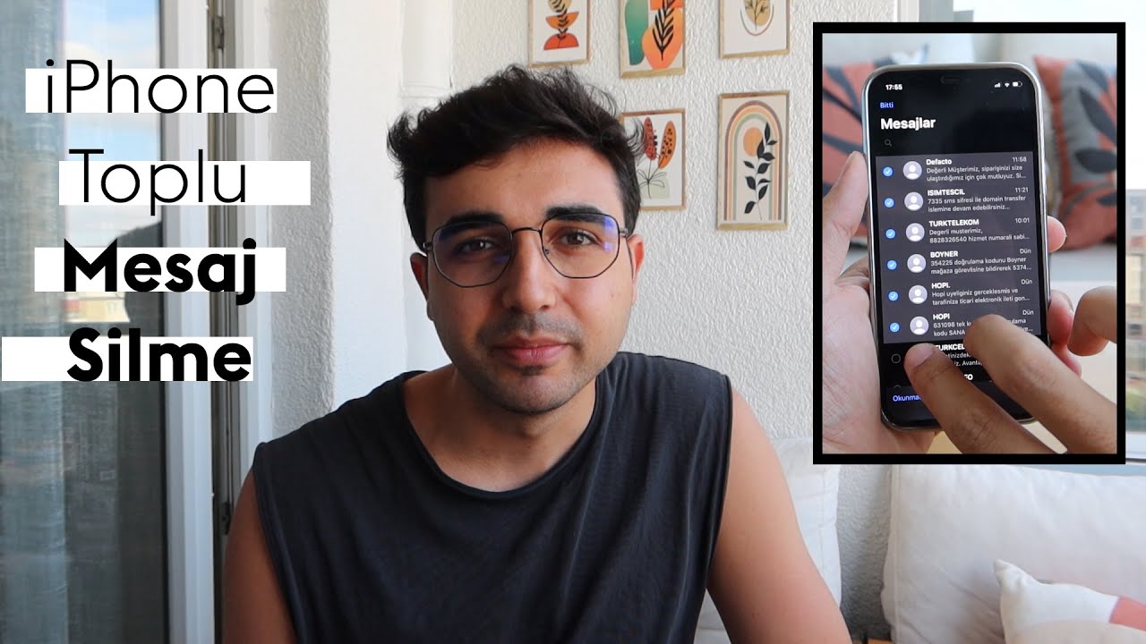 iPhone Toplu Mesaj Silme | iOS Mesaj Silme