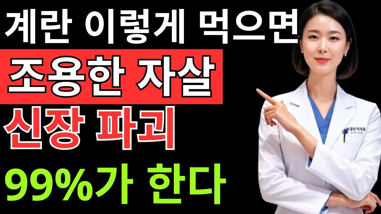노인이 매일 먹는 계란, 신장을 망가뜨리는 이유 | 어르신 건강 | 최상의 건강