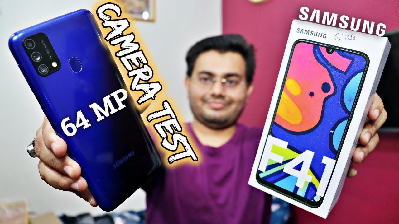 Samsung Galaxy F41 CAMERA TEST 🔥 64MP 📸. 32MP Selfie |  कुछ नया है इसमें ? 🥰