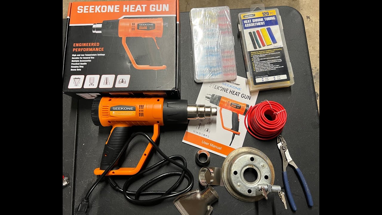 Does it work? The SEEKONE Heat Gun 1800W Heavy Duty Fast Heat Hot Air Gun Kit for Shrinking things.