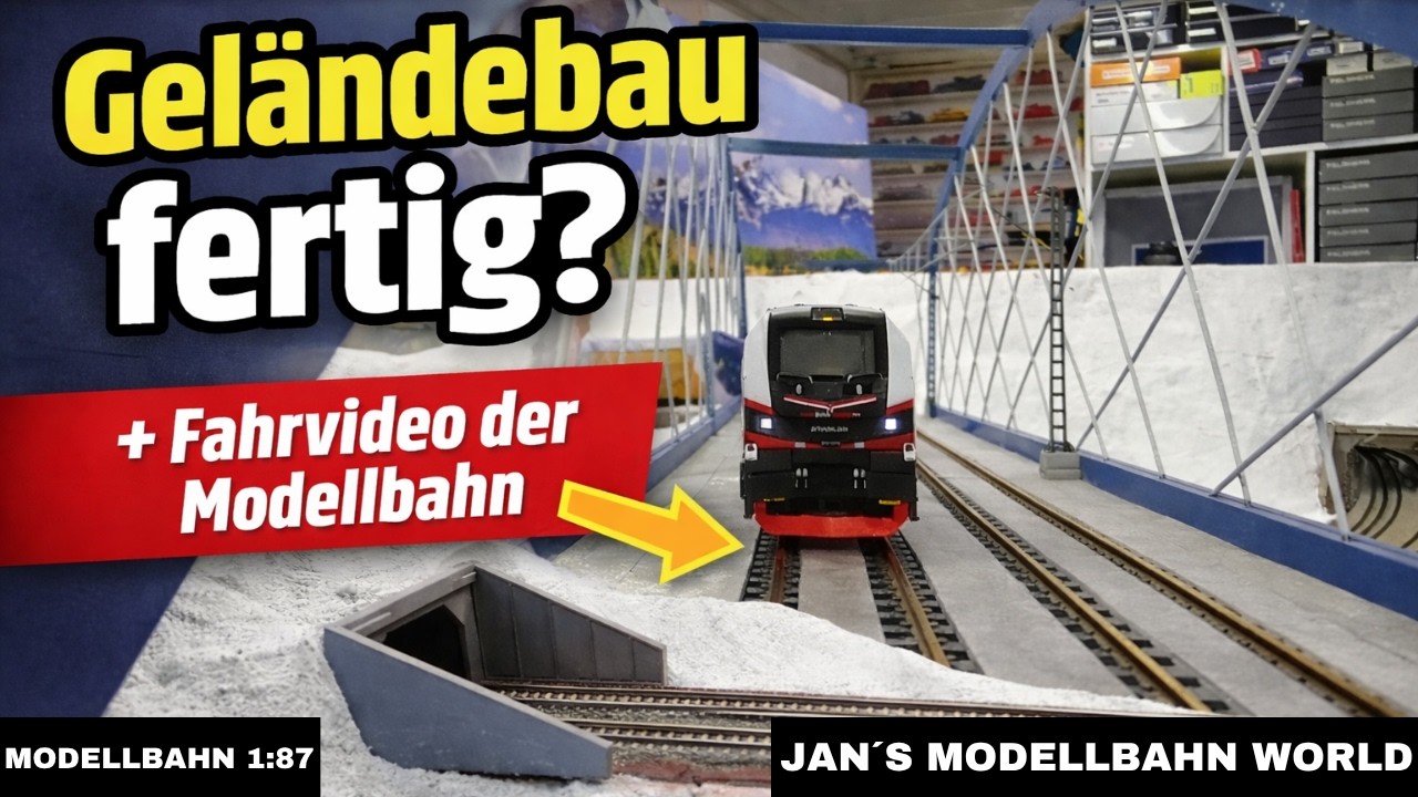 Weiter geht`s ......... mit dem Geländebau + Fahrvideo