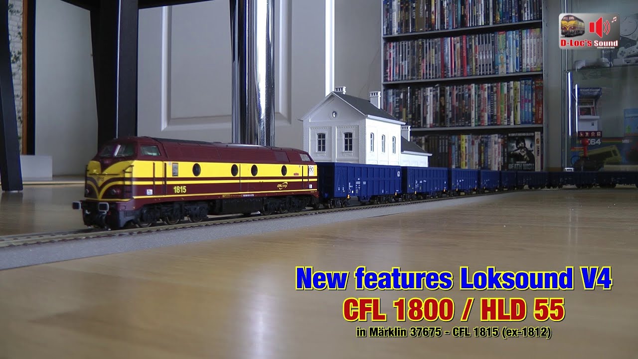 Loksound V4 CFL 1800 / HLD 55 - New features (May 2021)