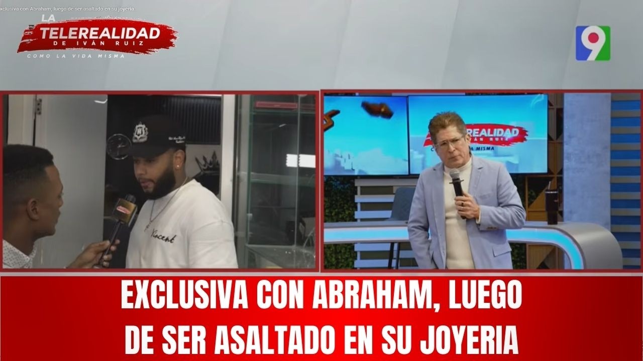 Exclusiva con Abraham, luego de ser asaltado en su joyeria.
