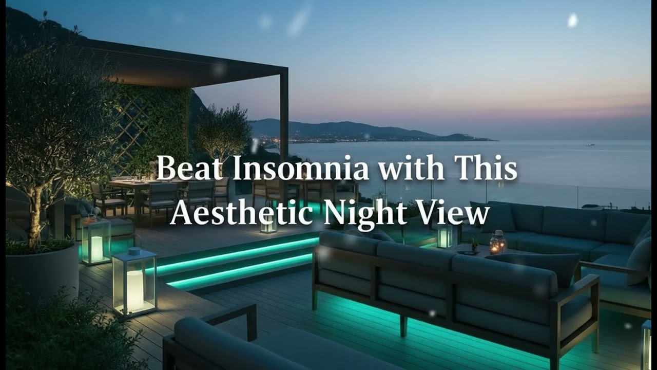 Beat Insomnia With This Asthetic Night View #music #relaxingmusic