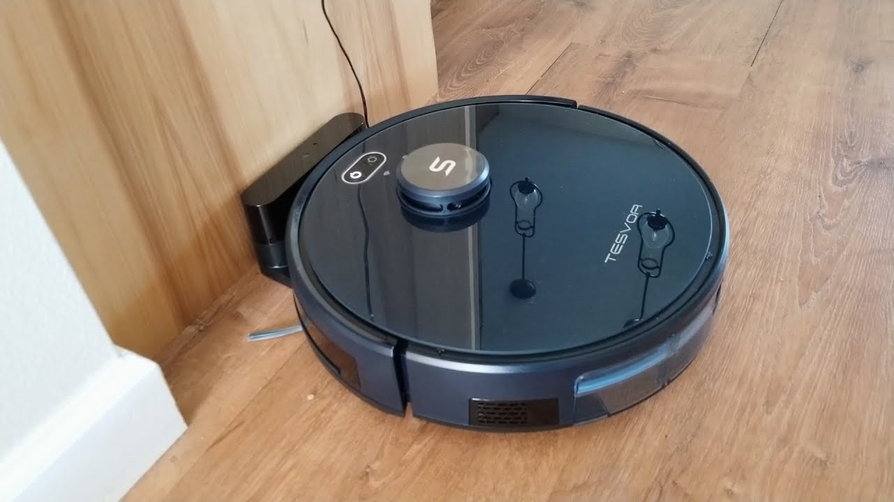 Робот-пылесос Tesvor S6 с лазерной навигацией 2700 Па работает с Amazon Alexa и Google Home