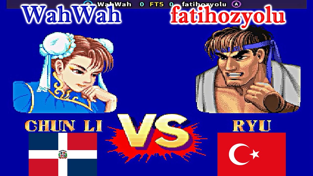 Street Fighter II': Champion Edition - WahWah vs fatihozyolu FT5