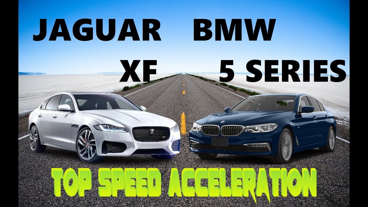 Jaguar XF vs BMW 520d top Speed Acceleration test | 0-100 0-200 0-top | DriveIndia