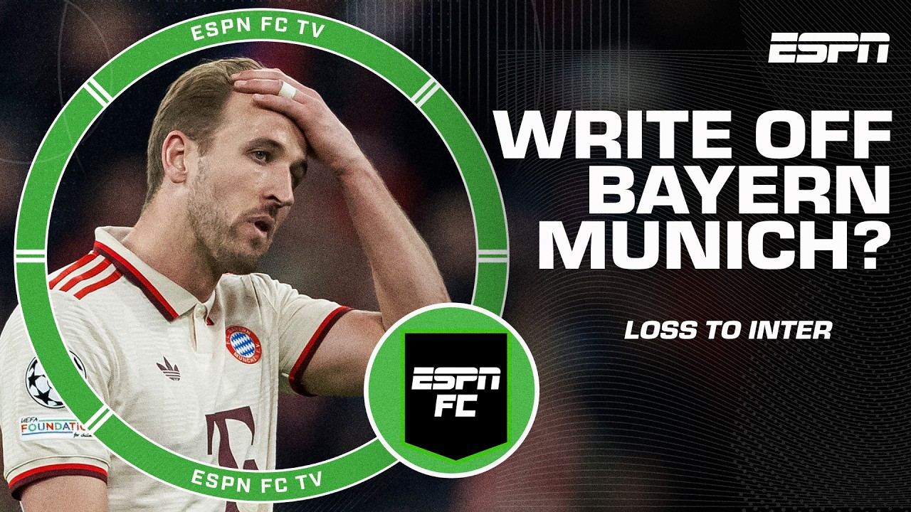 Time to write Bayern Munich off after Champions League loss to Inter? 🤨 | ESPN FC