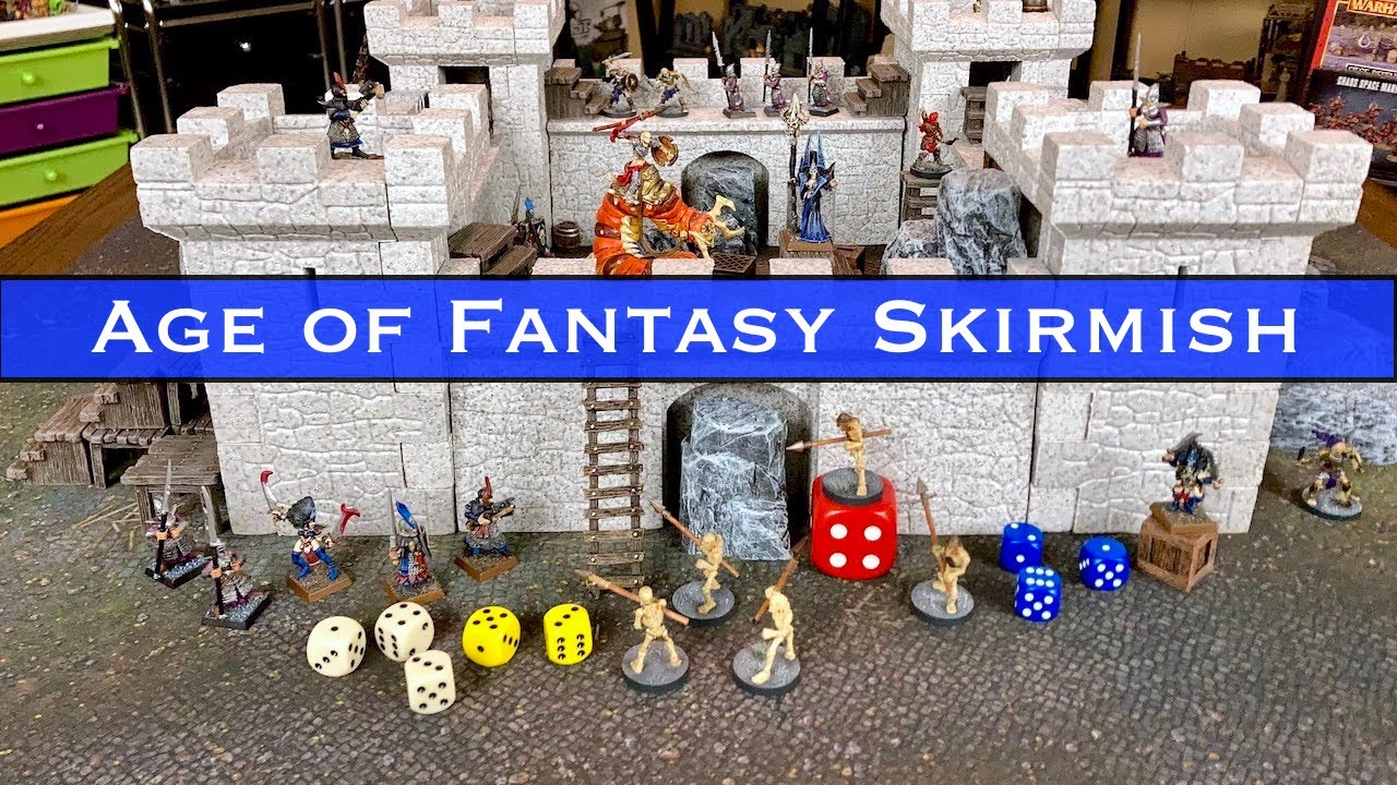 Age of Fantasy Skirmish Game, Castle Raid Battle Report