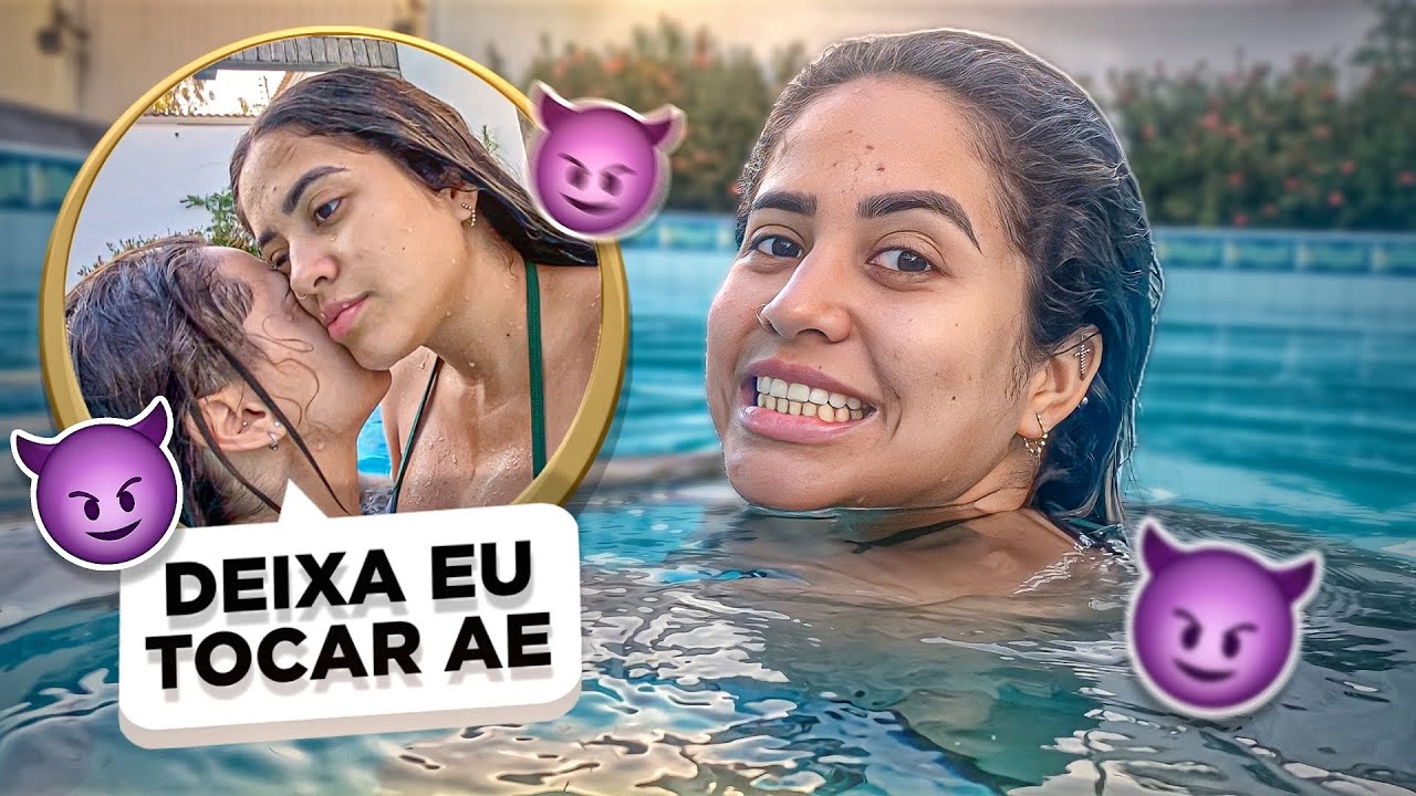 PROVOQUEI ELA DENTRO DA PISCINA 😈