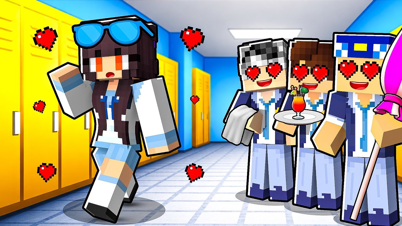 GÖKÇE OKULUN POPÜLER KIZI OLDU - Minecraft