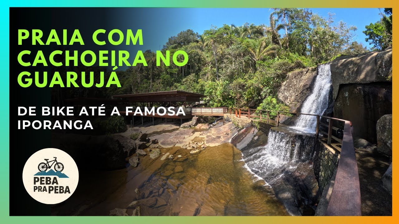 A Praia Mais Bonita do Guarujá: Iporanga de Bike!