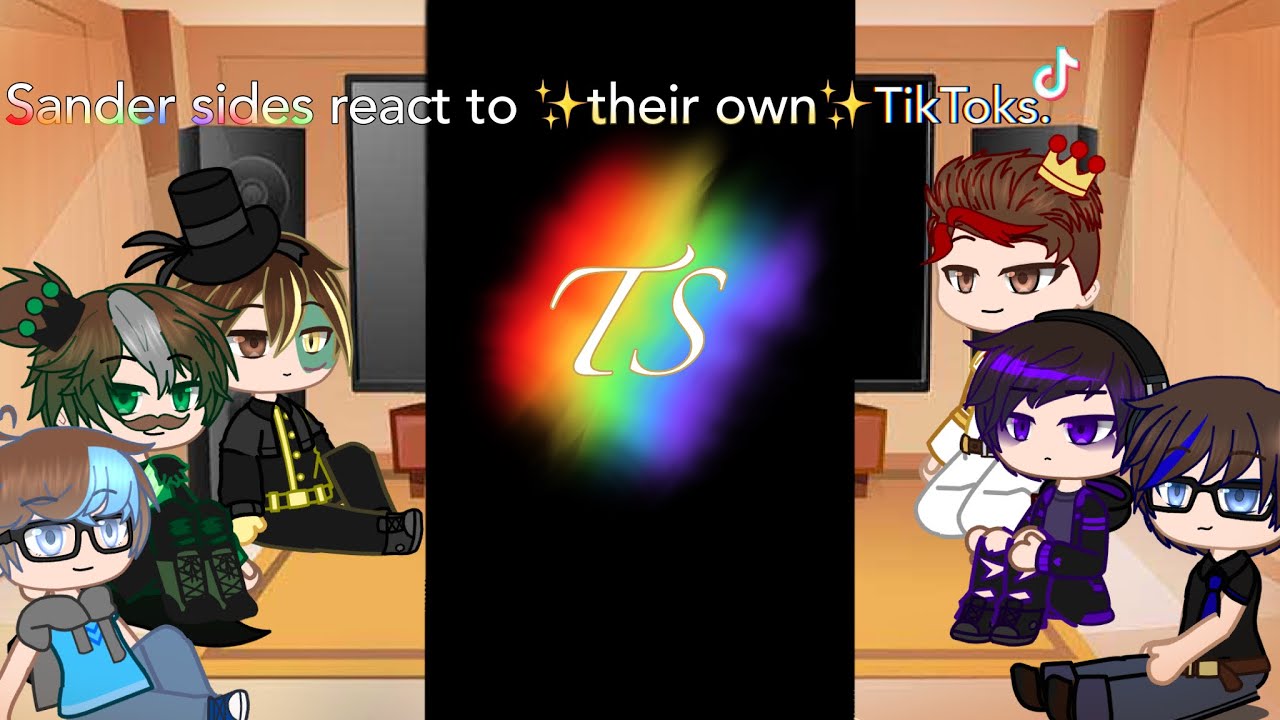 Sanders sides react to their TikToks ll Gacha Club ll