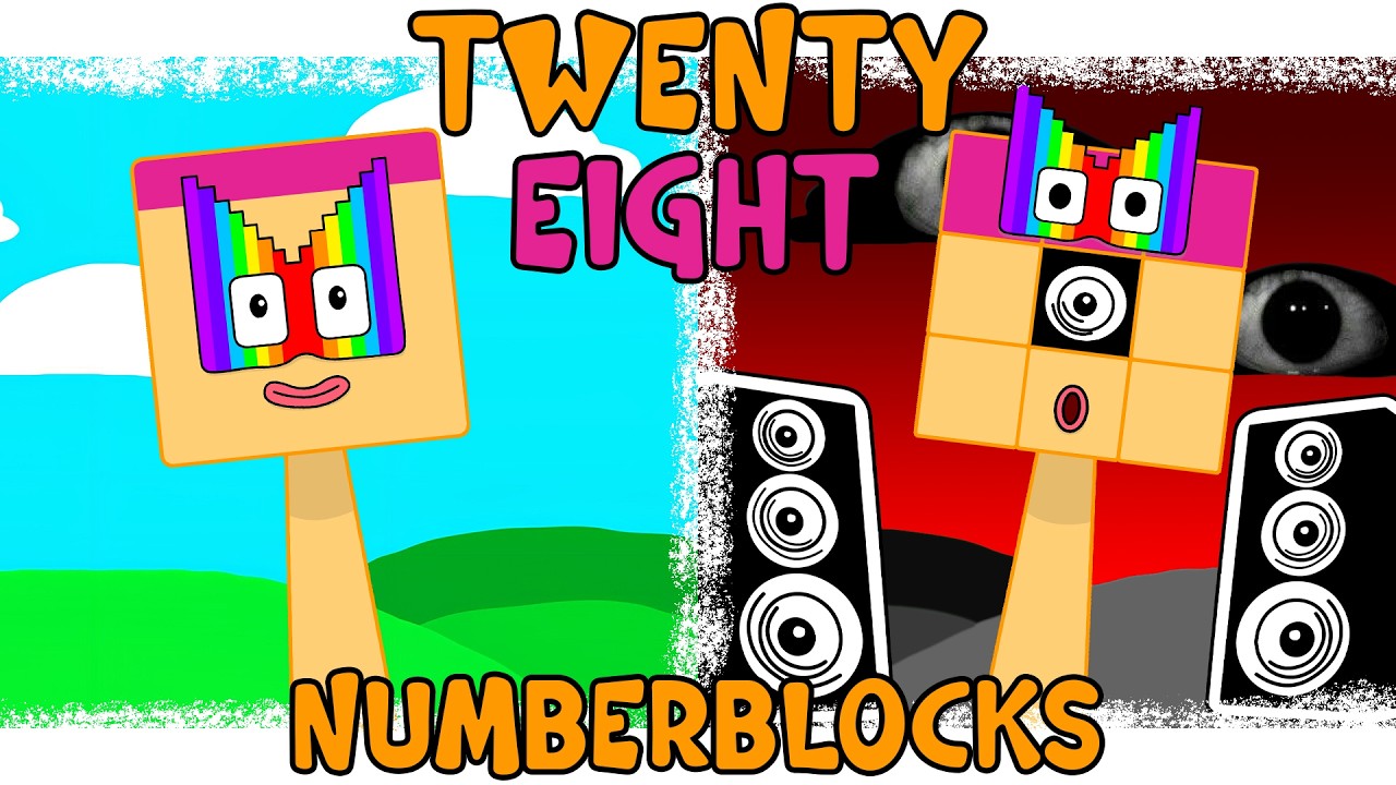My Sprunki OC: Twenty Eight (from Numberblocks)