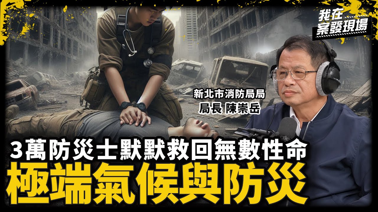 全台3萬防災士默默救回無數性命！熱心里長想救人學習CPR，沒想到先救回OHCA老公｜新北市消防局局長 陳崇岳｜極端氣候與防災｜《我在案發現場》